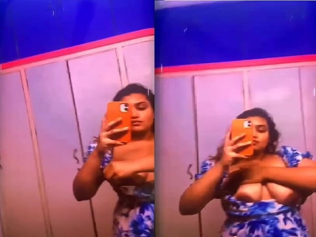 Snapchat girl showing big boobs viral leaked video